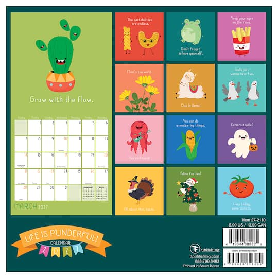 2027 Puns Mini Calendar